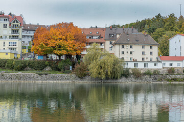 Fototapeta na wymiar view of the old town, Laufemburg, Germany