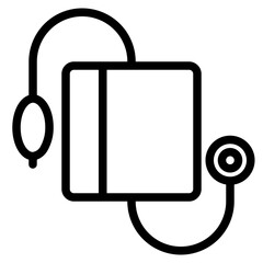 Blood transfusion outline style icon