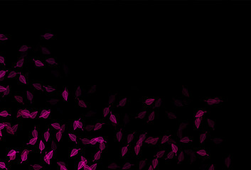 Dark Pink vector sketch backdrop.