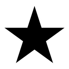 star icon vector on white background