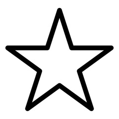 star icon vector on white background