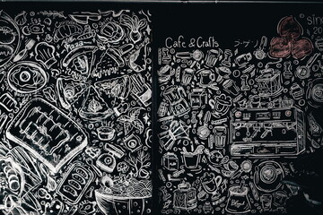 black and white background