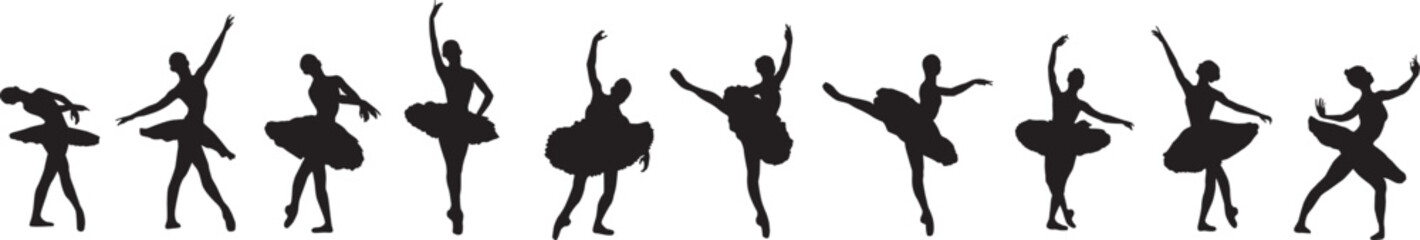 ballerina dancer silhouette