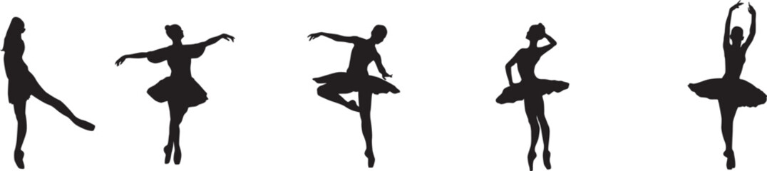 ballet dancer silhouettes