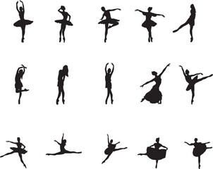 ballet dancer silhouettes