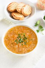Cabbage (sauerkraut) soup