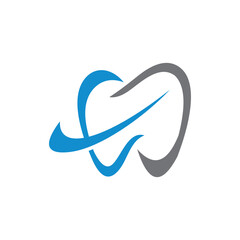 Dental Care Creative Concept Logo Design Template