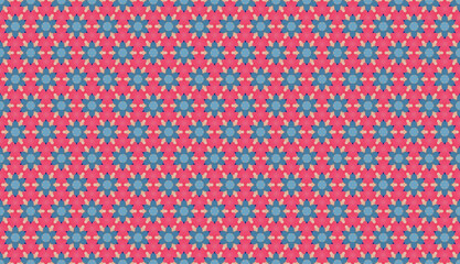 Geometric seamless textile pattern 3d illustrated

