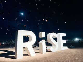 Artwork in the desert