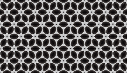 Geometric seamless textile pattern 3d illustrated
