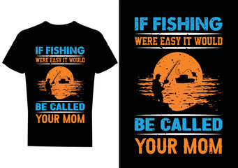Fishing t shirt design