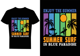 Summer t shirt design