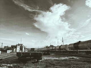 Fototapeta premium steam train in the countryside 