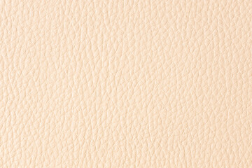 Beige Leather background texture. Full frame