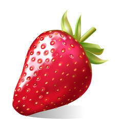 Red, sweet berry strawberry, useful product for health