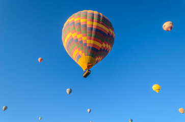 hot air balloon in the Cappadocia Turkey