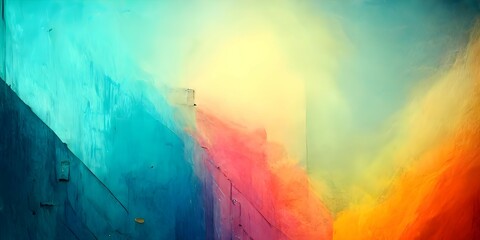 Abstract colorful background. 3d render illustration