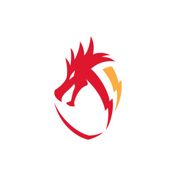 Dragon Lightning Shield logo