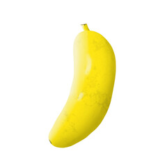 banana isolated on white