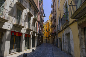 Girona, Spain - Carrer del Portal de la Barca