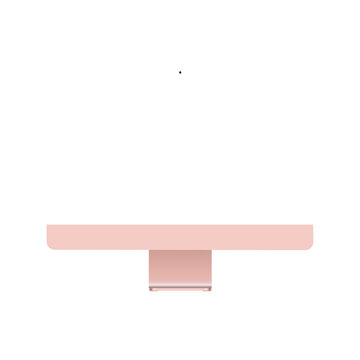 Apple Mac Pink Transparent Background PNG 