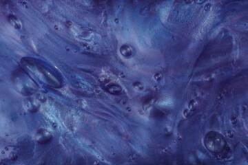 Space color slime background or texture closeup