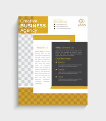 Business Flyer design template and poster design 