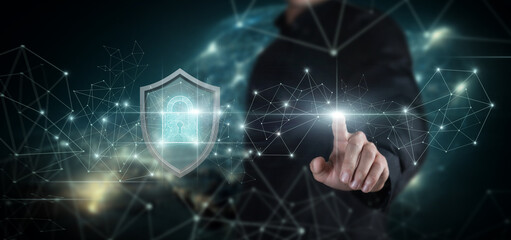 The concept of installing the protection of communication networks.