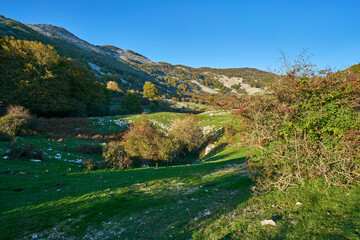 Fototapeta na wymiar Santa Serena mountain plateau , Monti Lepini Natural Regional Park, Italy