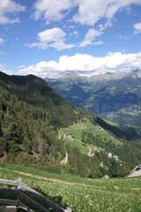 Blick vom Mutkopf zu den Sarntaler Alpen