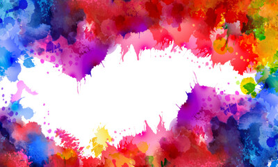 paint illustration art watercolor background design abstract stain splash.
