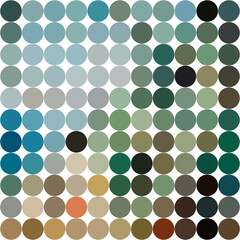 color background with the round dot