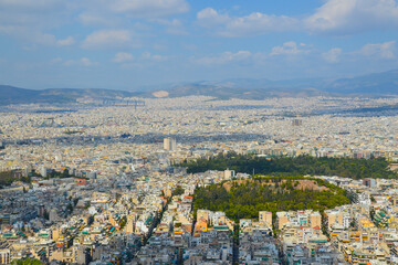 Cityscape of Athens, Greece