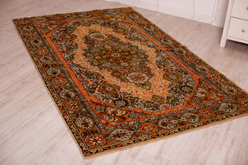multicolour handmade living area floor rugs texture design, interior room floor rug design