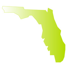 Map of the State of Florida 