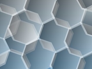 hexagon 3d abstract background
