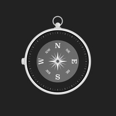Map Compass, Compass Vector, Direction Icon, Compass Icon, North South East West, Star Icon, Star Vector, Star Logo, Direction GPS Vector Icon Symbol Illustration