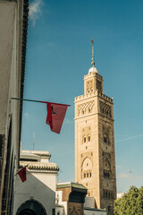 Obraz premium Casablanca, Morocco 21-10-2022: Habous district in casablanca