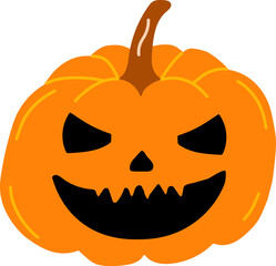 Orange Halloween Pumpkin