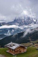 alpine landscape, Dolomites, Italy 
