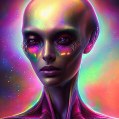 Alien generated by AI