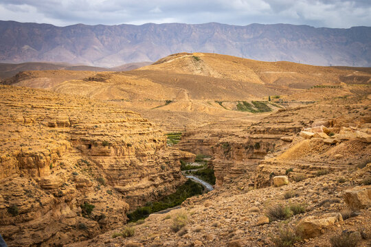 canyon near midelt, atlas mountains, morocco, north africa