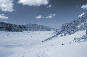 Fototapeta premium Desert of Sinai Peninsula, Egypt. Near Sharm El Sheikh