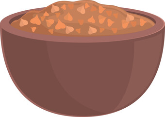 Organic food icon cartoon vector. Raw cereal. Seed grain