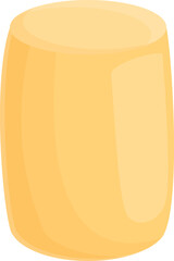 Sweet marshmallow icon cartoon vector. Fire food. Cooking dessert