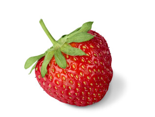Red berry strawberry isolated on white background