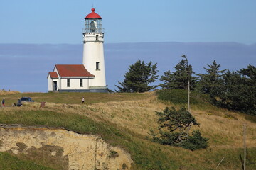 Fototapeta na wymiar Lighthouse on Oregon's Coast