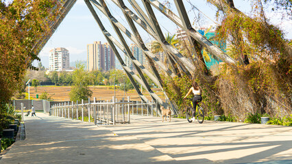 Parque araucano, las condes, chile