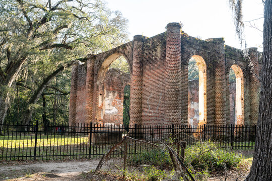 Old Sheldon Church Ruins Beaufort County, South Carolina 