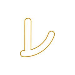 Katakana Alphabet, Japanese Letter design vector illustration.